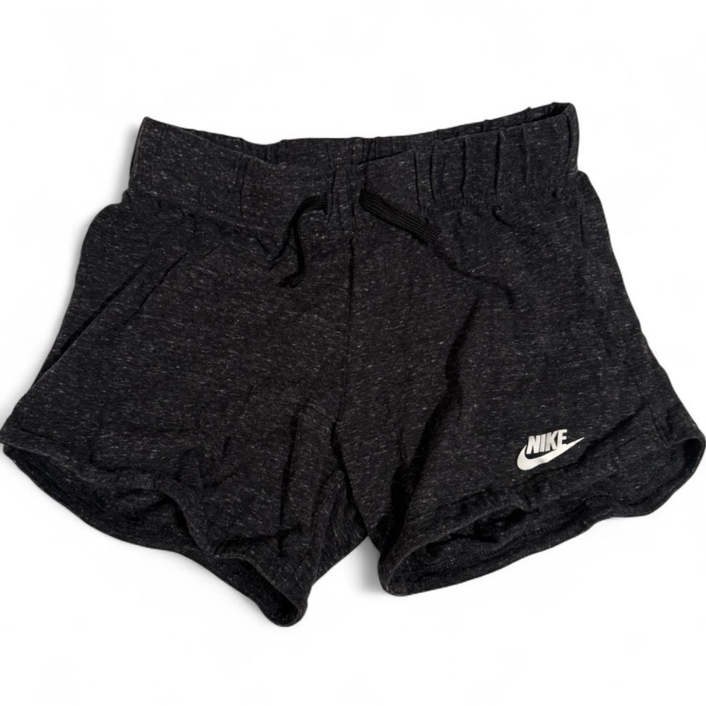 Girls Nike Charcoal Gray Sports Shorts